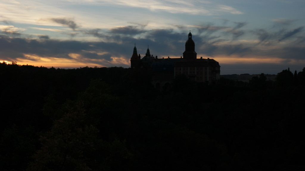 Romantyczny zamek Książ.
